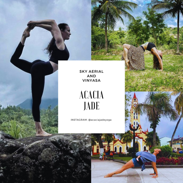 The Yoga Journey of a Sky Aerial and a Vinyasa teacher "Acacia Jade"